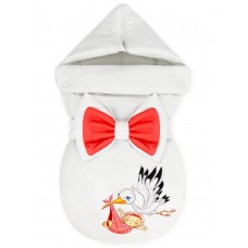 Конверт принт "Аистенок и Малышка" Флис Деми Конверт принт "Аистенок и Малышка" Флис Деми